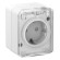 Наруж Белый Розетка с/з со шт., 16А 250B IP54 Systeme Electric AtlasDesign Profi54 ATN540145