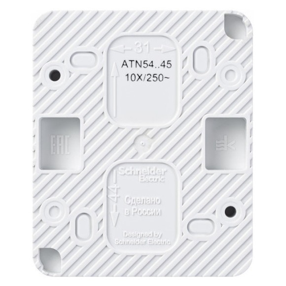 Наруж Белый Розетка с/з со шт., 16А 250B IP54 Systeme Electric AtlasDesign Profi54 ATN540145