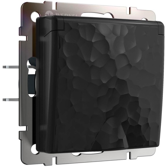 Розетка Werkel Hammer черный 4690389162886