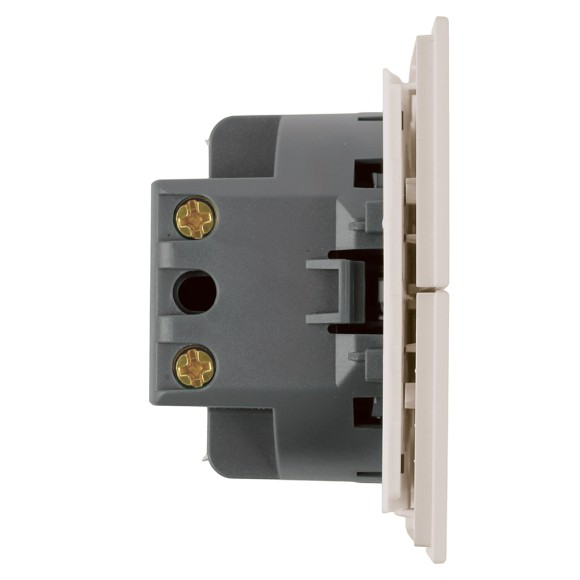 Выключатель 2-клавишный (механизм) Stekker Мия 250В 10А RSW10-3104-08 пудровый жемчуг 50473