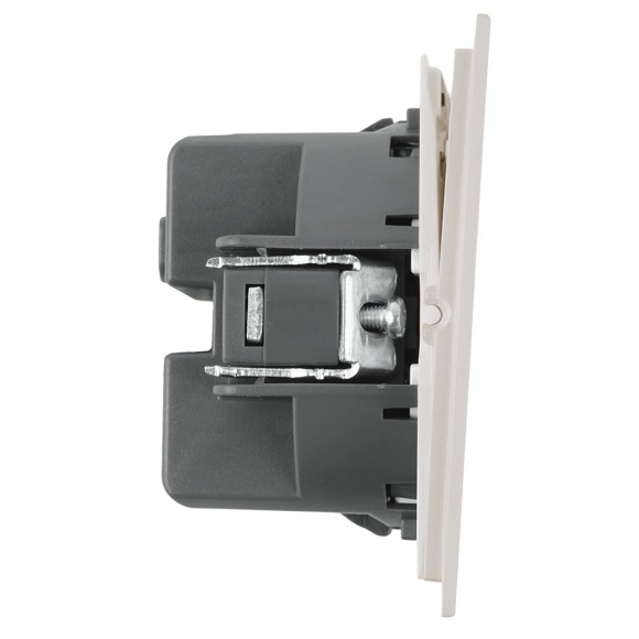 Выключатель 2-клавишный (механизм) Stekker Мия 250В 10А RSW10-3104-08 пудровый жемчуг 50473