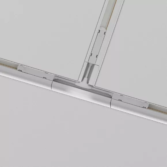 T-образный коннектор питания для магнитного шинопровода Maytoni Technical Magnetic track system Gravity TRA004CWT-22W, механизм регулировки