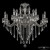 Подвесная люстра Bohemia Ivele Crystal Verona 72118/16/285 B Ni