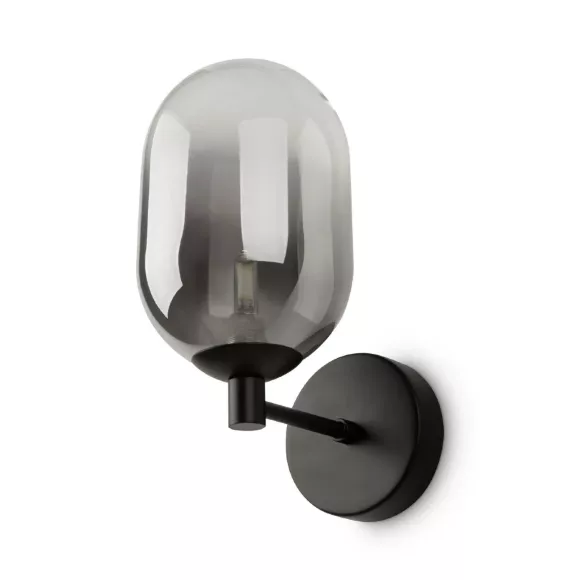 Бра Freya Tesse FR1011WL-01B, Модерн, Дымчатый, Черный Бра Freya Tesse FR1011WL-01B, Модерн, Дымчатый, Черный