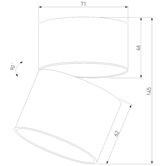 Накладной спот Elektrostandard Rolly 25112/LED 4690389207853 a067486