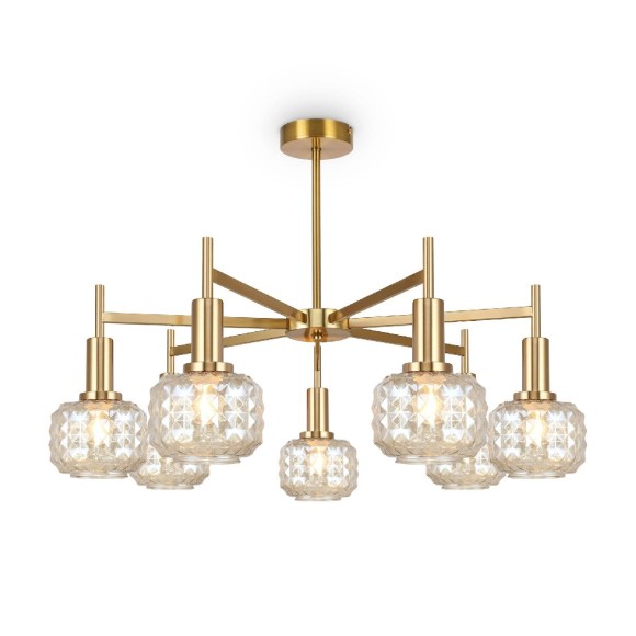 Люстра на штанге Freya Fero FR5366CL-07BS