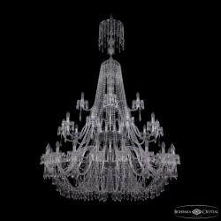 Подвесная люстра Bohemia Ivele Crystal 1403/20+10+5/530/XL-203/3d Ni