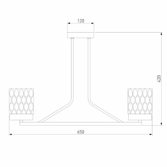 Потолочная люстра Eurosvet Calle 60127/6 хром Потолочная люстра Eurosvet Calle 60127/6 хром