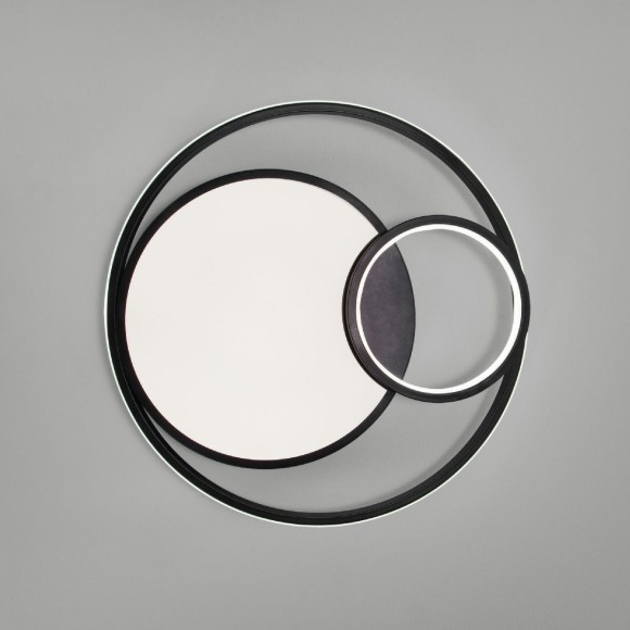 Потолочная светодиодная люстра с пультом управления Eurosvet Jeremy 90254/1 черный