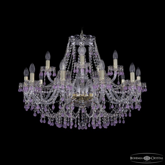 Подвесная люстра Bohemia Ivele Crystal 1410/10+5/300 G V7010