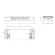 Схема размеров бАП для светильников ЭРА LED-LP-E300-1-400 Б0055719