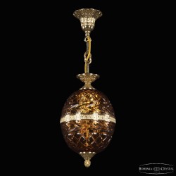Подвесной светильник Bohemia Ivele Crystal 5680/18 G Amber/M-1F