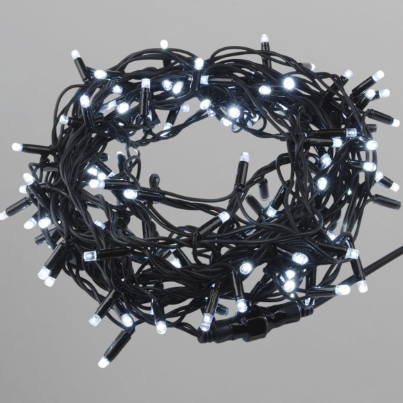 Гирлянда без вилки статическое свечение соединяемая Uniel ULD-F90PRO S10M-100/SBK WH UL-00013209