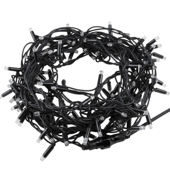 Гирлянда без вилки статическое свечение соединяемая Uniel ULD-F90PRO S10M-100/SBK WH UL-00013209