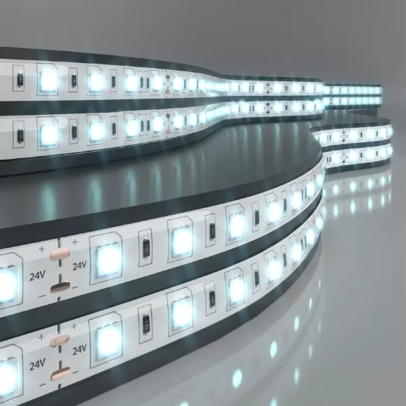 Светодиодная лента Elektrostandard 24V 14,4W 60Led 5050 IP65 холодный белый, 5м 4690389167751 Светодиодная лента Elektrostandard 24V 14,4W 60Led 5050 IP65 холодный белый, 5м 4690389167751