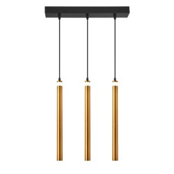 Подвесной светодиодный светильник Eurosvet Maestro 50133/3 LED бронза