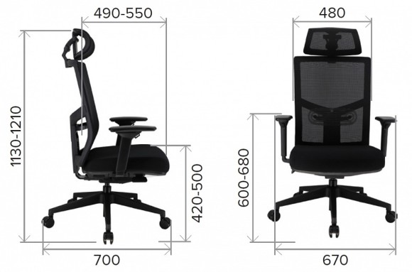 Кресло компьютерное Fuji EVP_569448