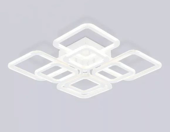 Потолочная люстра Ambrella Light Original Acrylica FA8950, Белый, От теплого до холодного, Металл, вид снизу