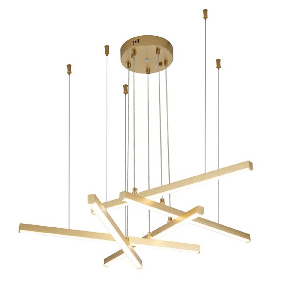 Подвесная светодиодная люстра с пультом управления Indigo Paralleli V000087L