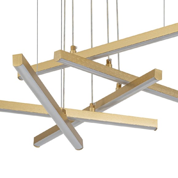 Подвесная светодиодная люстра с пультом управления Indigo Paralleli V000087L