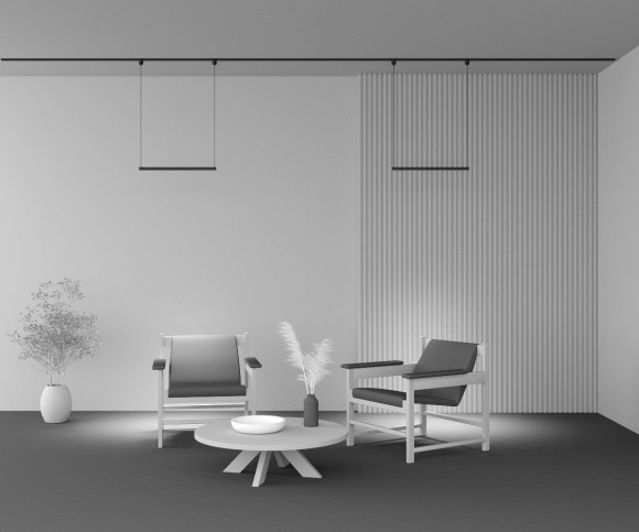 Трековый подвесной магнитный светильник Maytoni Points TR169-1-26W3K-M-B