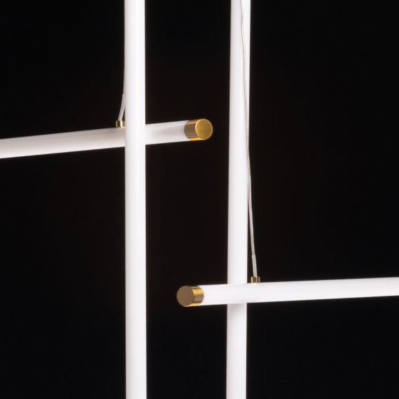 Подвесная светодиодная люстра с пультом управления De Markt Ральф 675015704