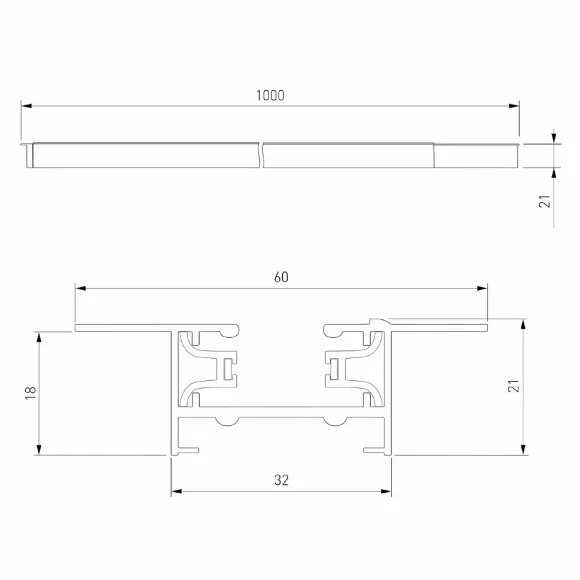 Встраиваемый однофазный шинопровод Elektrostandard Track Rail BK Recessed 4690389178528 a057091 Встраиваемый однофазный шинопровод Elektrostandard Track Rail BK Recessed 4690389178528 a057091