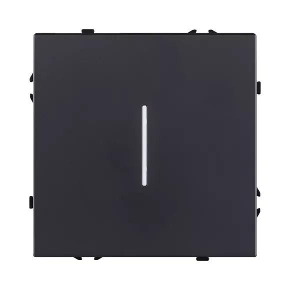 Выключатель 1-клавишный 10А/250В с LED подсветкой, черный матовый Kollinger Eclipse EC-007BK Выключатель 1-клавишный 10А/250В с LED подсветкой, черный матовый Kollinger Eclipse EC-007BK