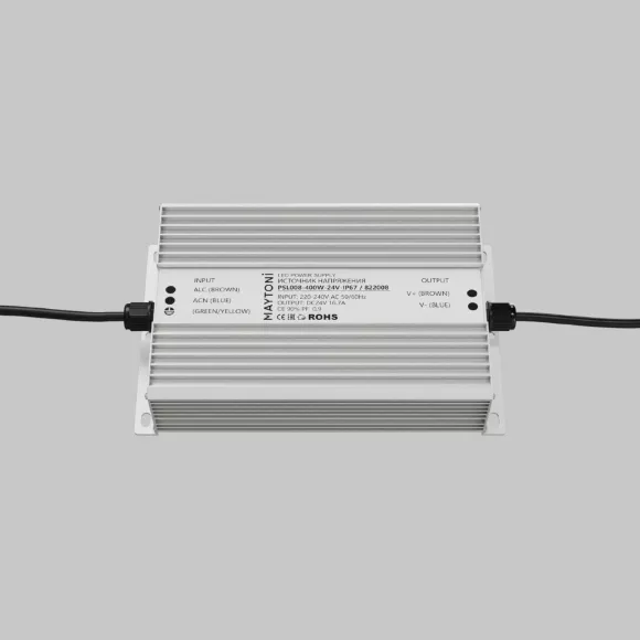 Блок питания Maytoni Led Strip PSL008 24В 400Вт IP67 822008 Блок питания Maytoni Led Strip PSL008 24В 400Вт IP67 822008