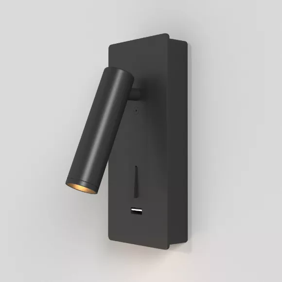 Бра Maytoni Mirax C041WL-L3B3K, Черный, Теплый белый, Металл, вид сбоку