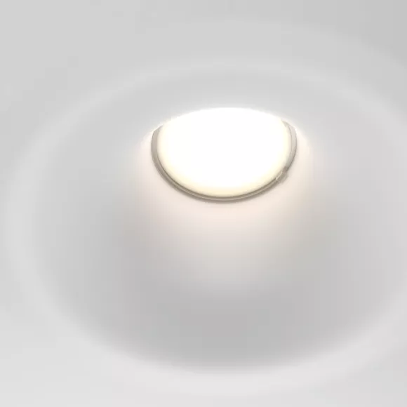Встраиваемый светильник Maytoni Technical Downlight Gyps Modern DL002-1-01-W-1, вид сверху Встраиваемый светильник Maytoni Technical Downlight Gyps Modern DL002-1-01-W-1, вид сверху