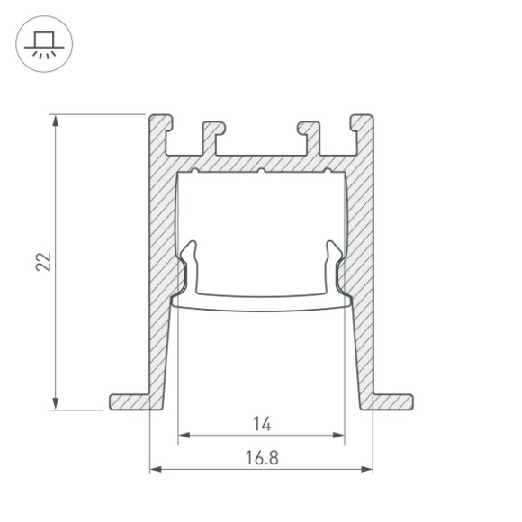 Профиль Arlight SL-COMFORT 031771