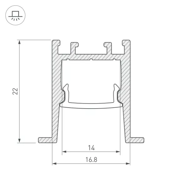 Профиль Arlight SL-COMFORT 031771