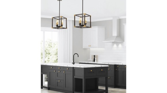 Подвесная люстра Lumina Deco Waldorf LDP 1140-4 BK+MD