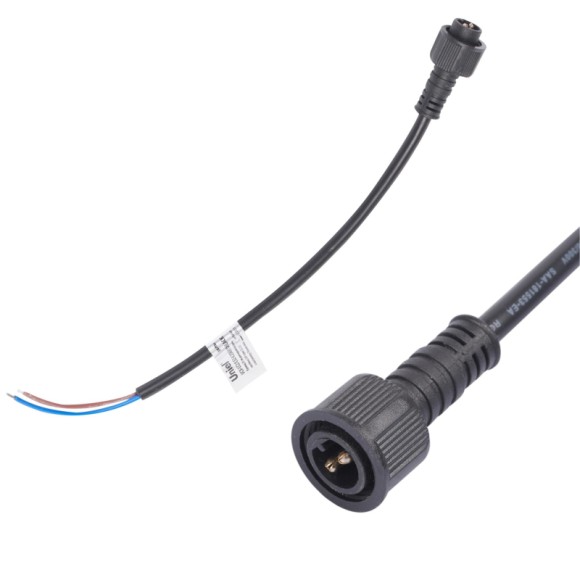 Провод для подключения в линию прожекторов Uniel UCX-LD2/L52-0.25M/M7 DC24V BLACK UL-00009503