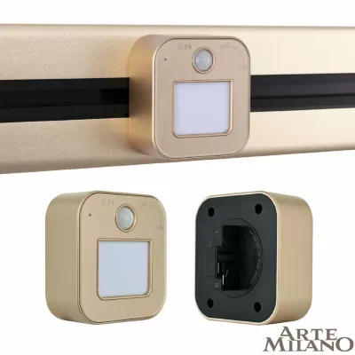 Трековая подсветка Arte Milano Am-track-sockets 380022TLS/LWS Gold