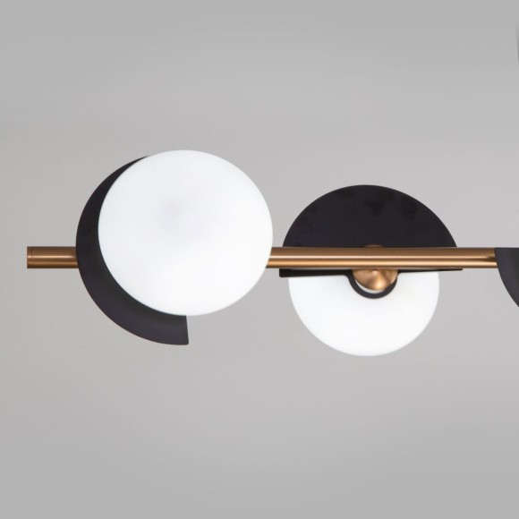 Подвесная люстра Eurosvet Moity 70149/6 черный/латунь Smart a064821