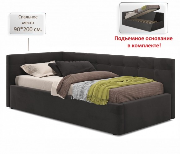 Кровать односпальная Bonna с матрасом PROMO 2000x900 NMB_TE-00002709