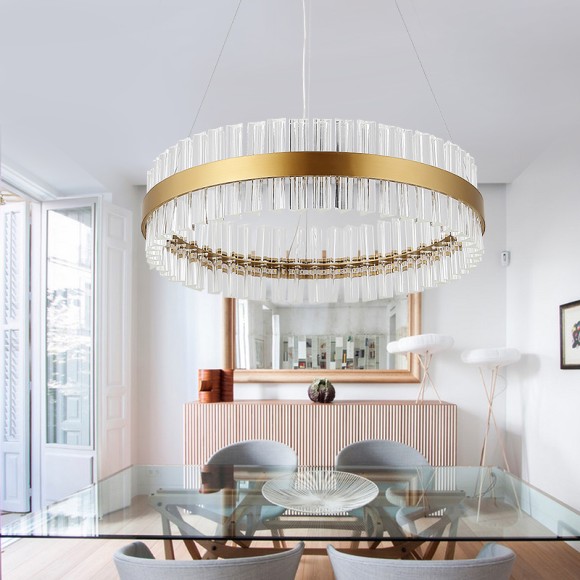 Подвесная светодиодная люстра Delight Collection Saturno ST-8877-120