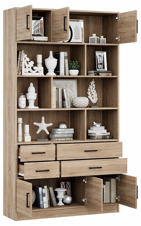 Стеллаж комбинированный Либерти-62-128 MAS_Liberti-62-DS-128