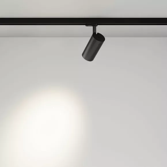Трековый трехфазный светильник Maytoni Focus Led TR197-3-30WCCT-M-B, 90, Современный Трековый трехфазный светильник Maytoni Focus Led TR197-3-30WCCT-M-B, 90, Современный