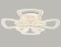 Потолочная светодиодная люстра с пультом управления Ambrella Light ACRYLICA FA8863