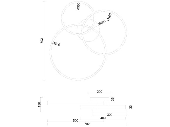 Потолочная светодиодная люстра с пультом управления Arte Lamp Sierra A2426PL-3GO
