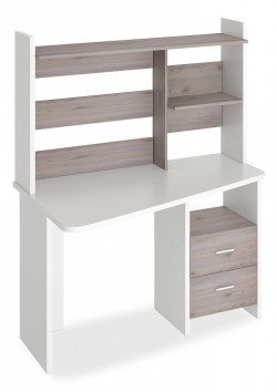 Стол компьютерный Домино Лайт СКЛ-Трап120+НКЛ-120 MER_SKL-Trap120-NKL-120_BEN_LEV