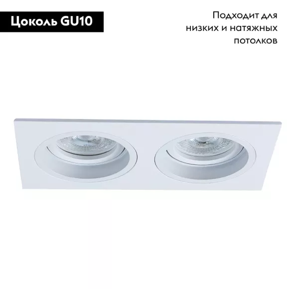 Встраиваемый светильник Arte Lamp Tarf A2178PL-2WH