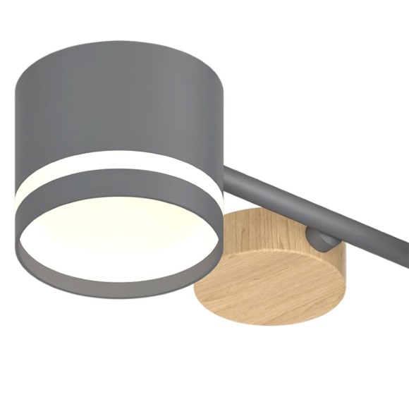 Люстра на штанге Reluce 68730-0.3-06 GX53 GREY+WOOD