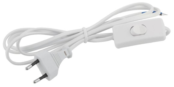 Шнур для бра Эра UX-ШВВП-S-1,8m-W Б0044071