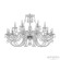 Подвесная люстра Bohemia Ivele Crystal 101/12+6/360 Ni
