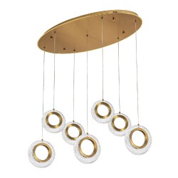 Подвесная светодиодная люстра Modelux ML.89023.7 BS