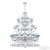 Подвесная люстра Bohemia Ivele Crystal AL78101/16+8+8/300/3d A WMN P Birusa/M-1G
